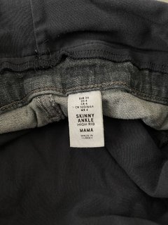 Imagen de Jean Embarazada Maternidad H&m 4 Us Gris Roturas Poco Uso