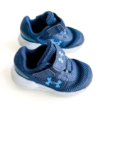 Zapatillas Under Armour Niño Azules Talle 5us - FASHION MARKET BA