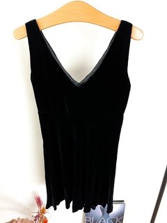 Vestido De Chiffon Negro Dkny Talle 6 en internet