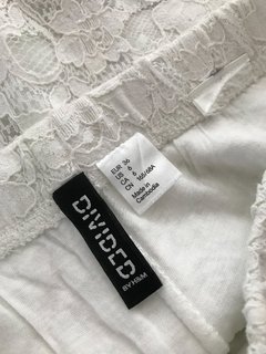 Short H&m Blanco Encaje Divino - tienda online