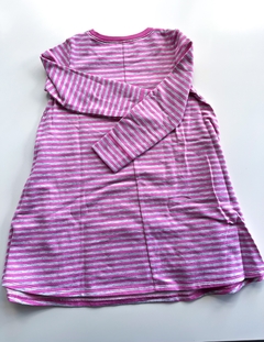 Camison Old Navy Niña Rayado Rosa Y Gris Talle 5 Años - comprar online