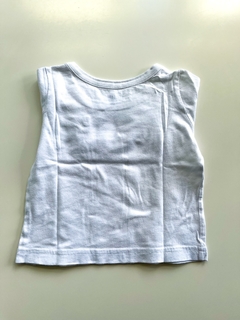 Remera Manga Larga Blanca Basica Gap Bebe Talle 12-18 Meses en internet