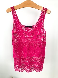 Musculosa Zara Calada Fucsia Talle S - comprar online