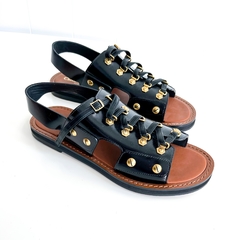 Sandalias Wildior Gladiator Dior negras talle 40 ORIGINALES - 800 DOLARES