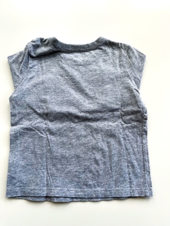 Remera Gap Bebe Gris Estampa Cool Dude Talle 18-24 Meses - FASHION MARKET BA