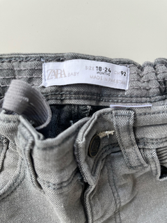 Jean Zara Baby Gris Con Textura Talle 18-24 Meses en internet