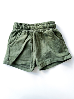 Short De Jogging Zara Niño Verde Talle 18-24 Meses