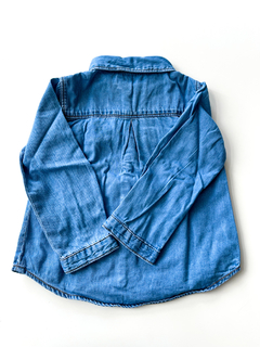 Camisa De Jean Zara Niña Celeste Talle 18-24 Meses - comprar online