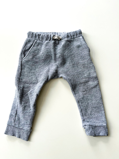 Pantalon Jogging Zara Gris Texturado Talle 18-24 Meses