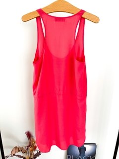 Vestido Sin Mangas Jazmin Chebar Fucsia Talle 2 en internet