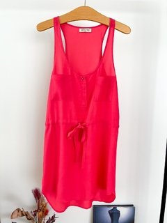 Vestido Sin Mangas Jazmin Chebar Fucsia Talle 2 - comprar online