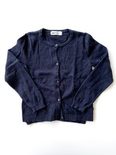 Cardigan H&m Niña Basico Negro Talle 4 - 6 Años Muy Poco Uso