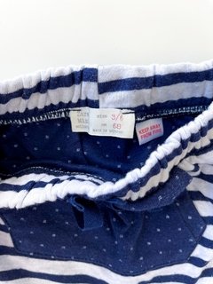 Jogging Rayado Azul Y Gris Zara Bebe Talle 3-6 Meses en internet