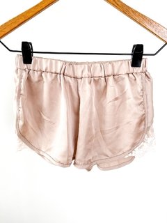 Short Love Miuka Champagne Con Encaje Talle 2 - comprar online