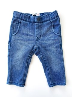 Pantalon Zara Bebe Azul Talle 3-6 Meses