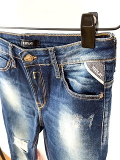 Jean Replay Azul Desgastado Talle 26 - tienda online