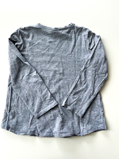 Remera Zara Niña Gris Talle 7 Años - comprar online