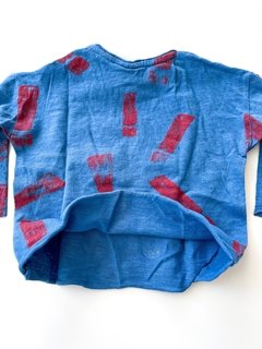 Remera Zara Bebe Azul Talle 9-12 Meses - FASHION MARKET BA