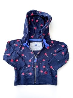 Buzo Campera Paula Cahen Danvers Bebe Azul Estampado T 6 M