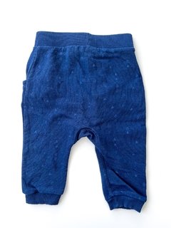 Pantalon Jogging Azul Estampado Hym Bebe Talle 6-9 Meses - comprar online