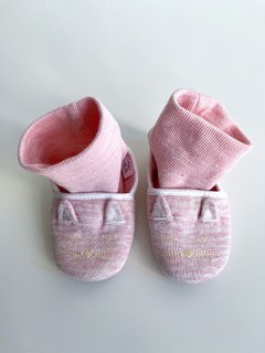 Pantuflas Zara Rosas Gatito Talle 22 / 5us