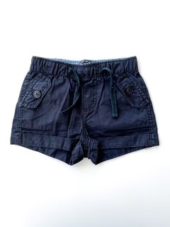 Short Bermuda Negro Little Akiabra Talle 6 Meses