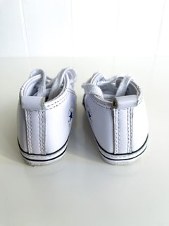 Zapatillas De Cuero Converse Botita Blancas Talle 4us - tienda online