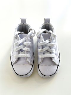 Zapatillas De Cuero Converse Botita Blancas Talle 4us