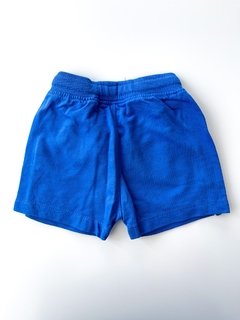 Short De Algodón Zara Bebe Azul Claro Talle 6-9 Meses - comprar online