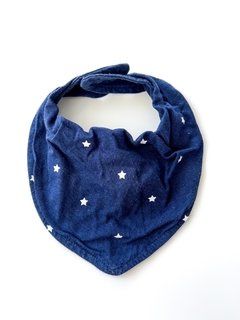 Pañuelo Babero Hym Bebe Azul Con Estrellas