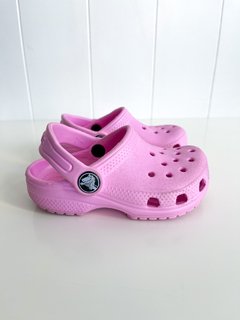 Crocs Kids Clasicas Rosas Talle 7