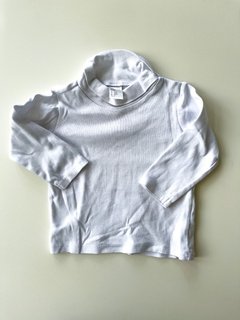 Remera Polera Basica Blanca Hym Talle 6-9 Meses