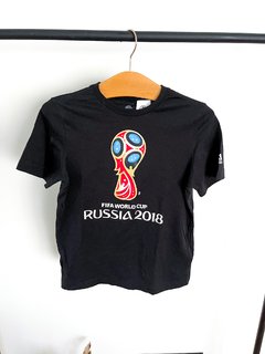 Remera Mundial Russia 2018 Talle M Negra - comprar online