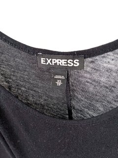 Musculosa Negra Express Con Puntilla Talle Xs - FASHION MARKET BA