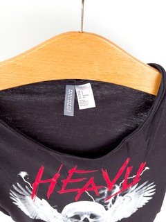 Remera Hombre Negra Hym Estampa Heavy Metal Talle S - FASHION MARKET BA