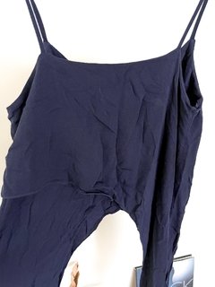 Top Zara Azul Talle S Para Atar - tienda online