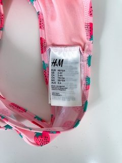 Imagen de Bikini Hym Niña Estampado Frutillas Rosa Talle 2-4 Años