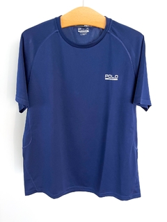 Remera Polo Ralph Lauren Sport Azul Talle L Original - comprar online