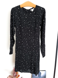 Vestido Hym Negro Con Estrellas Talle 4us - comprar online