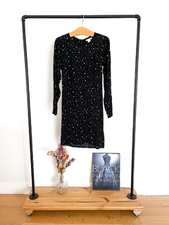 Vestido Hym Negro Con Estrellas Talle 4us