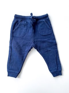 Pantalon Jogging Azul Basico Zara Bebe Talle 12-18 Meses