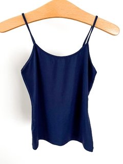 Musculosa Basica Zara Azul Talle M - comprar online