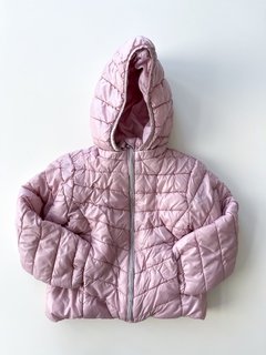 Campera De Abrigo Hym Niña Rosa Lisa Talle 4-5 Años