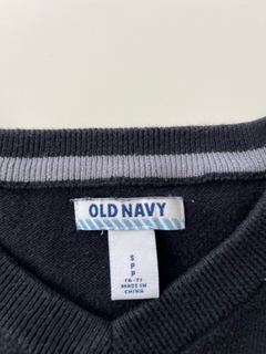 Sweater Negro Cuello En V Old Navy Niño Talle S 6-7 Años en internet