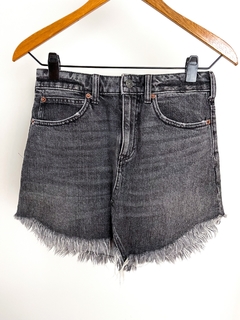 Falda De Jean Gris Free People Talle 25 - comprar online