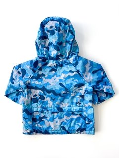 Campera Rompeviento Camuflada Azul Zara Bebe Talle 12-18 M - comprar online