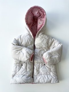 Campera De Abrigo Hym Niña Reversible Beige Y Rosa T 6 Años - comprar online