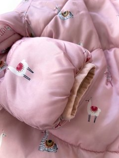 Imagen de Campera De Abrigo Hym Niña Reversible Beige Y Rosa T 6 Años