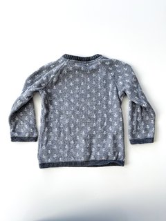 Sweater Hym Bebe Gris Estampa Anclas Talle 12-18 Meses - comprar online