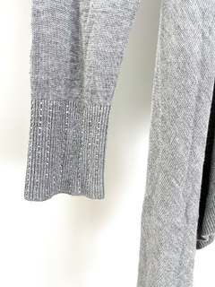 Cardigan Jazmin Chebar Gris Talle 1 - FASHION MARKET BA